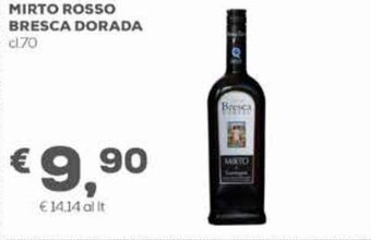 Mirto Rosso Bresca Dorada cl.70