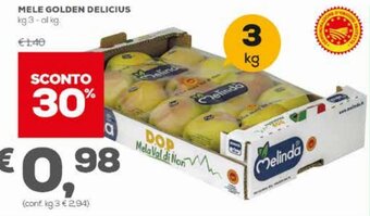 Mele Golden Delicius kg 3