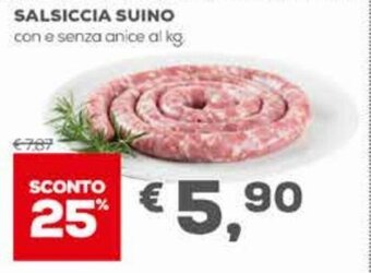Salsiccia Suino Con E Senza Anice
