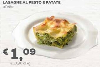 Pan Lasagne Al Pesto E Patate offerta