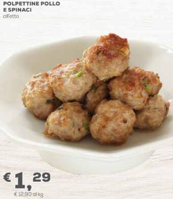 Pan Polpettine Pollo E Spinaci offerta