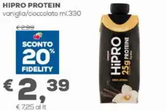 Pan Hipro Protein Vaniglia / Cioccolato ml.330 offerta