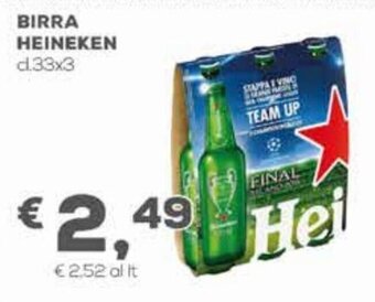 Birra Heineken cl.33x3