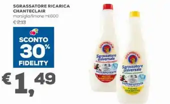 Pan Sgrassatore Ricarica Chanteclair Marsiglia / Limone ml.600 offerta