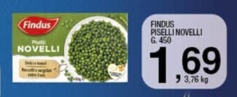 Sigma Findus Piselli Novelli g. 450 offerta