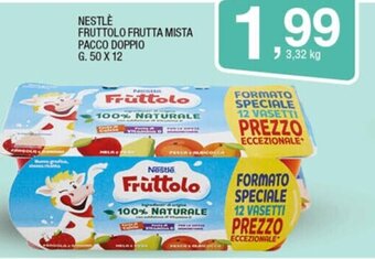 Sigma Nestlè Fruttolo Frutta Mista Pacco Doppio g. 50 X 12 offerta