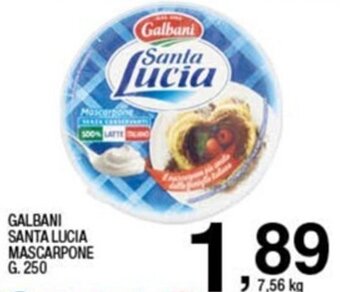 Sigma Galbani Santa Lucia Mascarpone g. 250 offerta