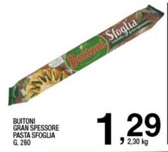 Sigma Buitoni Gran Spessore Pasta Sfoglia g. 280 offerta