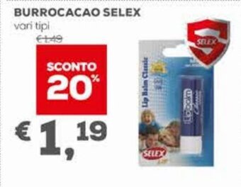 Pan Burrocacao Selex offerta