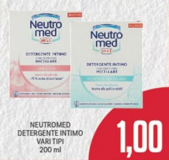 Supermercati Piccolo Neutromed Detergente Intimo vari tipi 200 ml offerta