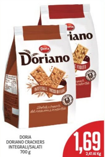 Supermercati Piccolo Doria Doriano Crackers Integrali/Salati 700 g offerta