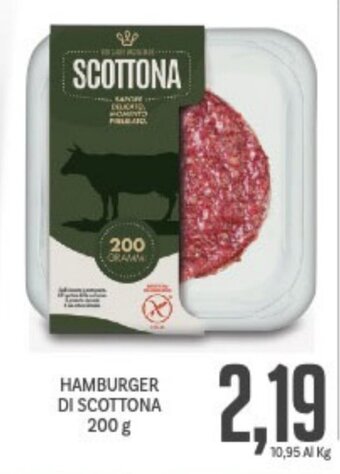 Supermercati Piccolo Hamburger Di Scottona 200 g offerta