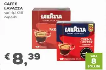 Pan Caffè Lavazza Vari Tipi x 36 Capsule offerta