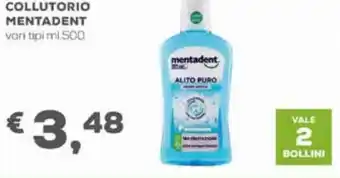 Pan Collutorio Mentadent Vari Tipi ml.500 offerta