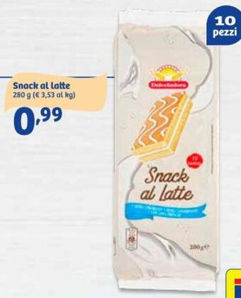 In'S Mercato Snack Al Latte 280 g offerta