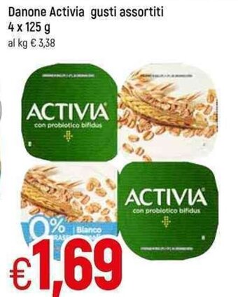 Famila Danone Activia Gusti Assortiti 4 x 125 g offerta