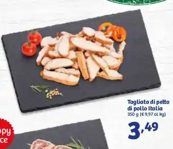 Tagliata Di Petto Di Pollo Italia 350g