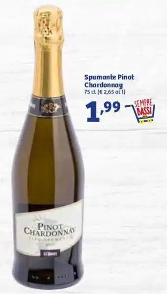 In'S Mercato Spumante Pinot Chardonnay 75cl offerta