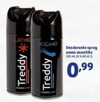 In'S Mercato Deodorante Spray Uomo Assortito 150ml offerta