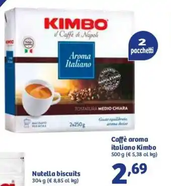 In'S Mercato Caffè Aroma Italiano Kimbo 500g offerta