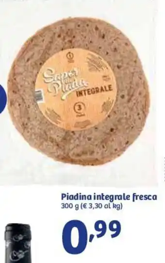 In'S Mercato Piadina Integrale Fresca 300g offerta