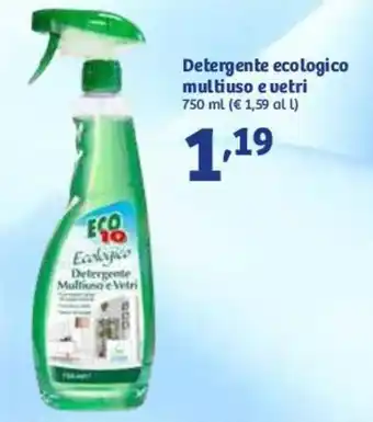 In'S Mercato Detergente Ecologico Multiuso E Vetri 750ml offerta