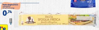 In'S Mercato Pasta sfoglia fresca rettangolare 265g offerta