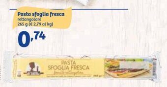 In'S Mercato Pasta sfoglia fresca rettangolare 265 g offerta