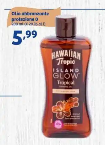 Olio abbronzante protezione O 200ml