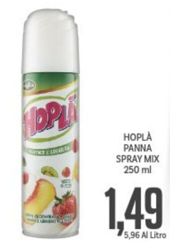 Supermercati Piccolo Hoplà Panna Spray Mix 250 ml offerta