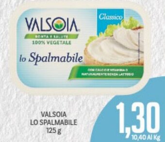 Supermercati Piccolo Valsoia Lo Spalmabile 125 g offerta