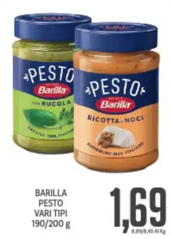Supermercati Piccolo Barilla Pesto vari tipi 190/200 g offerta
