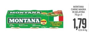 Supermercati Piccolo Montana Carne Magra in Gelatina 70 g x 3 offerta