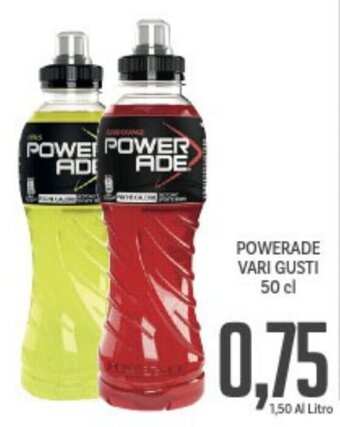 Supermercati Piccolo Powerade vari gusti 50 cl offerta