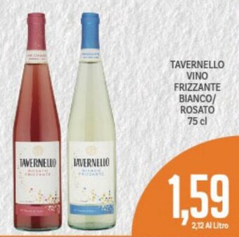 Supermercati Piccolo Tavernello Vino Frizzante Bianco/Rosato 75 cl offerta