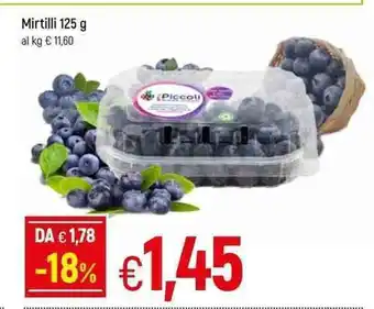 Famila Mirtilli 125g offerta