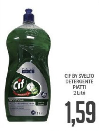 Supermercati Piccolo Cif By Svelto Detergente Piatti 2 Litri offerta