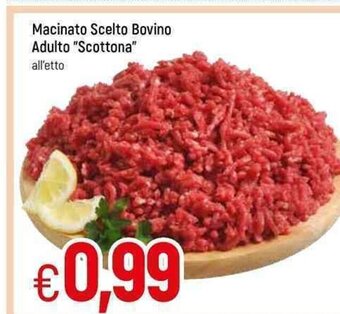 Famila Macinato Scelto Bovino Adulto Scottona offerta