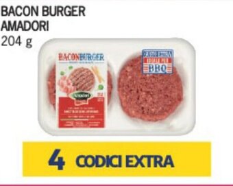 Supermercati Piccolo Amadori Bacon Burger 204 g offerta