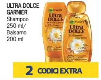 Supermercati Piccolo Garnier Ultra Dolce Shampoo 250 ml/Balsamo 200 ml offerta
