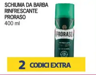 Supermercati Piccolo Proraso Schiuma Da Barba Rinfrescante 400 ml offerta