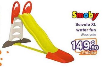 Smoby Scivolo XL water fun divertente