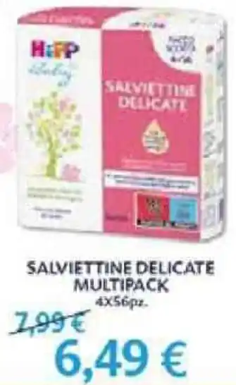 Hipp Baby Salviettine Delicate Multipack 4x56pz