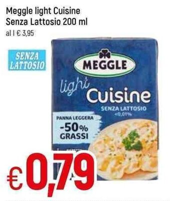 Famila Meggle light Cuisine Senza Lattosio 200ml offerta
