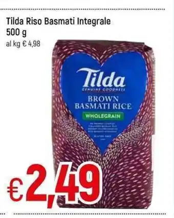Famila Tilda Riso Basmati Integrale 500 g offerta