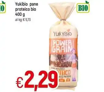 Famila Yukibio pane proteico bio 400g offerta