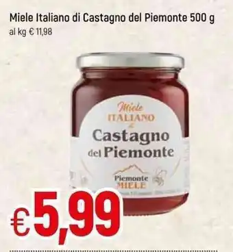 Famila Miele Italiano di Castagno del Piemonte 500g offerta