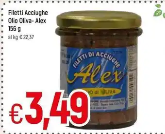 Famila Filetti Acciughe Olio Oliva-Alex 156g offerta