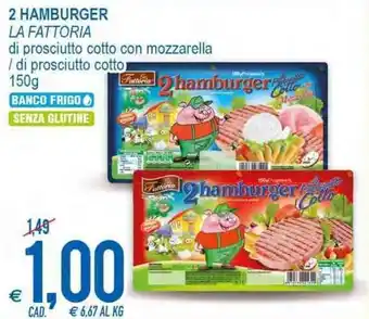 MD Discount 2 Hamburger 150g offerta