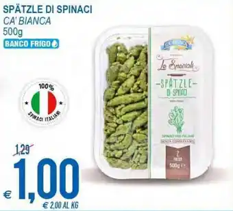 MD Discount Spätzle Di Spinaci 500g offerta